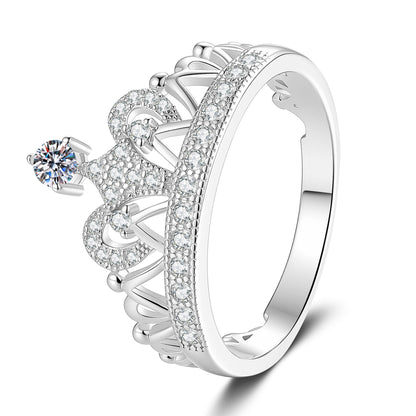[Limara]DREAMY CROWN MOISSANITE RING - 1.2CT ELEGANT PRINCESS STYLE