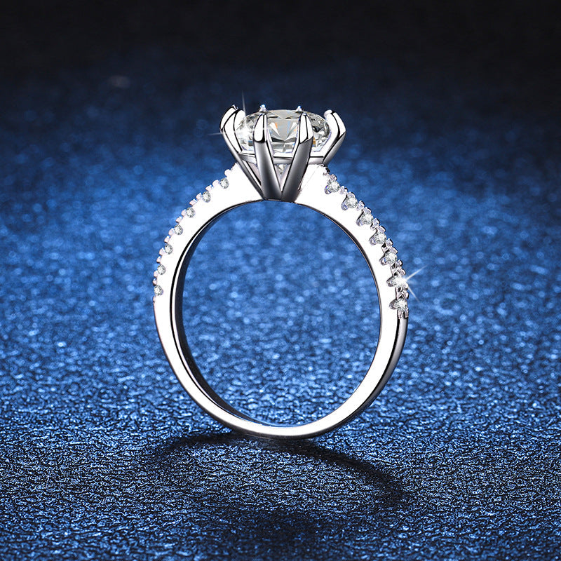 [Limara]BOLD TIGER CLAW MOISSANITE ENGAGEMENT RING