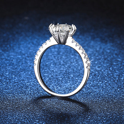 [Limara]BOLD TIGER CLAW MOISSANITE ENGAGEMENT RING