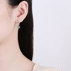 [Limara]CLASSIC 6-PRONG MOISSANITE DROP EARRINGS