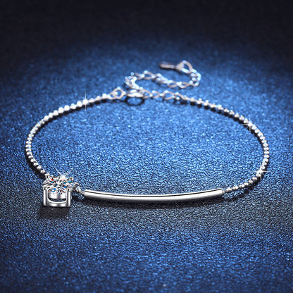 [Limara]ELEGANT HALF-MOON CURVE MOISSANITE BRACELET