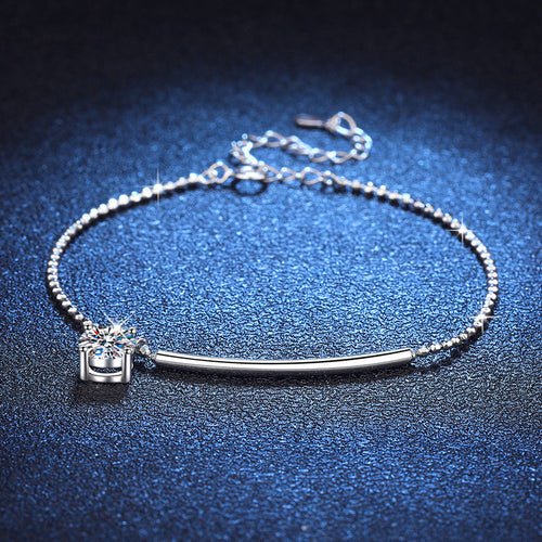 [Limara]ELEGANT HALF-MOON CURVE MOISSANITE BRACELET