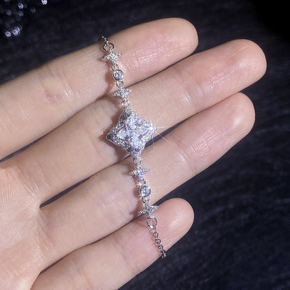 [Limara]MARQUISE-CLOVER MOISSANITE BRACELET