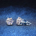 [Limara]SIX-PRONG MOISSANITE EARRINGS