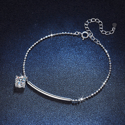 [Limara]ELEGANT HALF-MOON CURVE MOISSANITE BRACELET