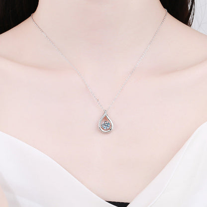 [Limara]DANCING WATER DROP MOISSANITE NECKLACE