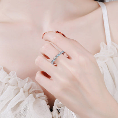 [Limara]LUXURIOUS 2.2 CARAT FULL ETERNITY MOISSANITE RING