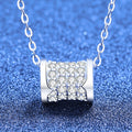 [Limara]FULL-PAVE "HOURGLASS" MOISSANITE NECKLACE