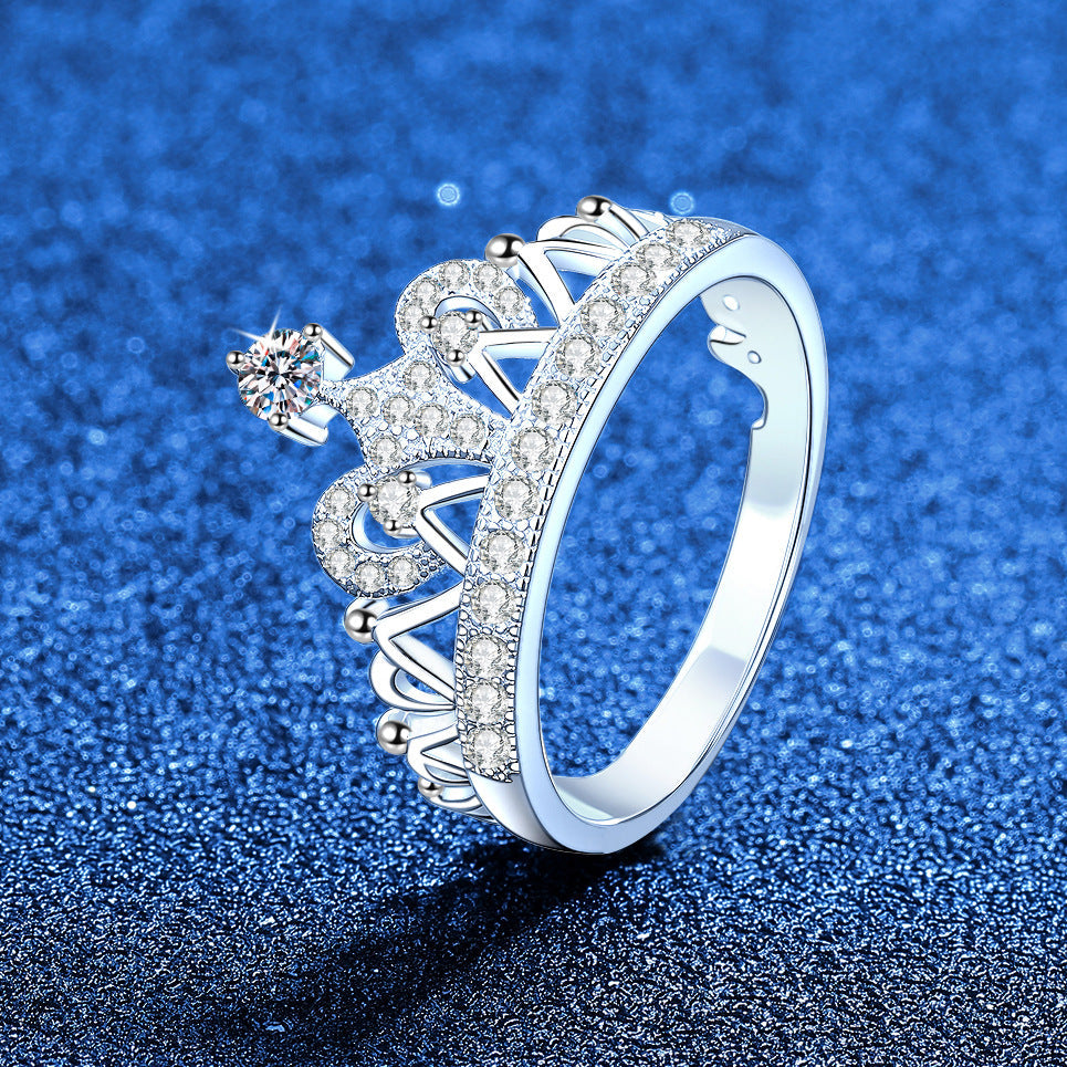 [Limara]DREAMY CROWN MOISSANITE RING - 1.2CT ELEGANT PRINCESS STYLE