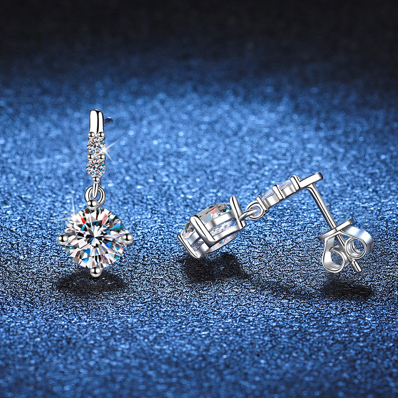 [Limara]DYNAMIC TASSEL MOISSANITE DROP EARRINGS