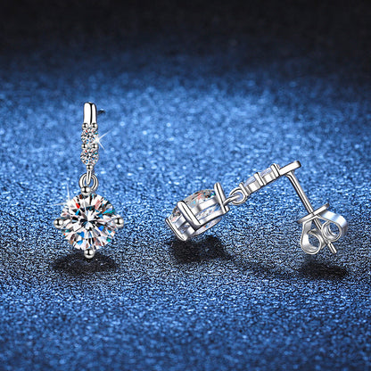 [Limara]DYNAMIC TASSEL MOISSANITE DROP EARRINGS