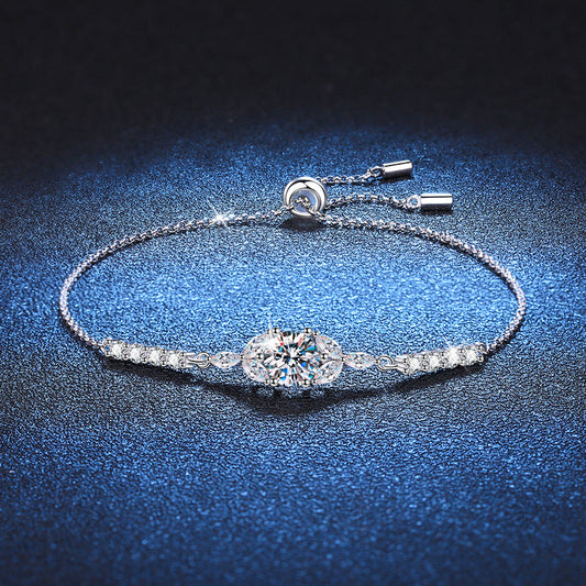 [Limara]BLOOMING STAR-FLOWER MOISSANITE BRACELET