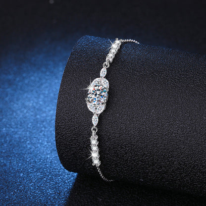 [Limara]BLOOMING STAR-FLOWER MOISSANITE BRACELET