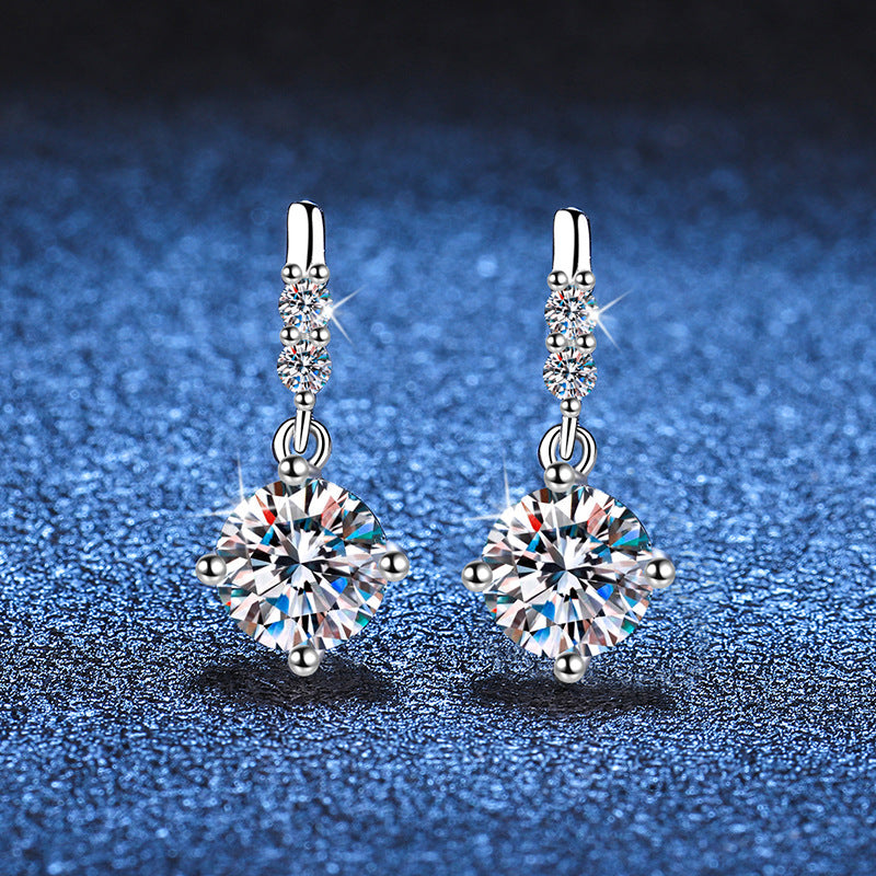 [Limara]DYNAMIC TASSEL MOISSANITE DROP EARRINGS