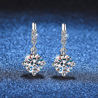 [Limara]DYNAMIC TASSEL MOISSANITE DROP EARRINGS