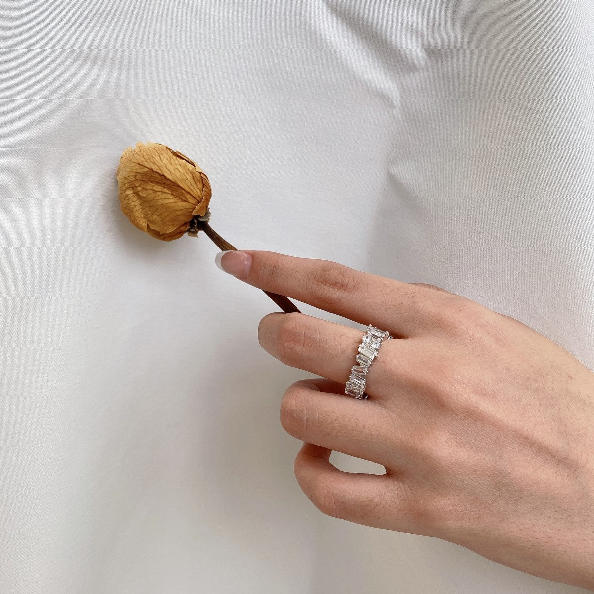 [Limara]Delicate Multi Shape Tennis Ring