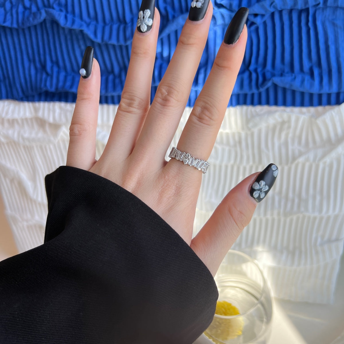 [Limara]Delicate Multi Shape Tennis Ring