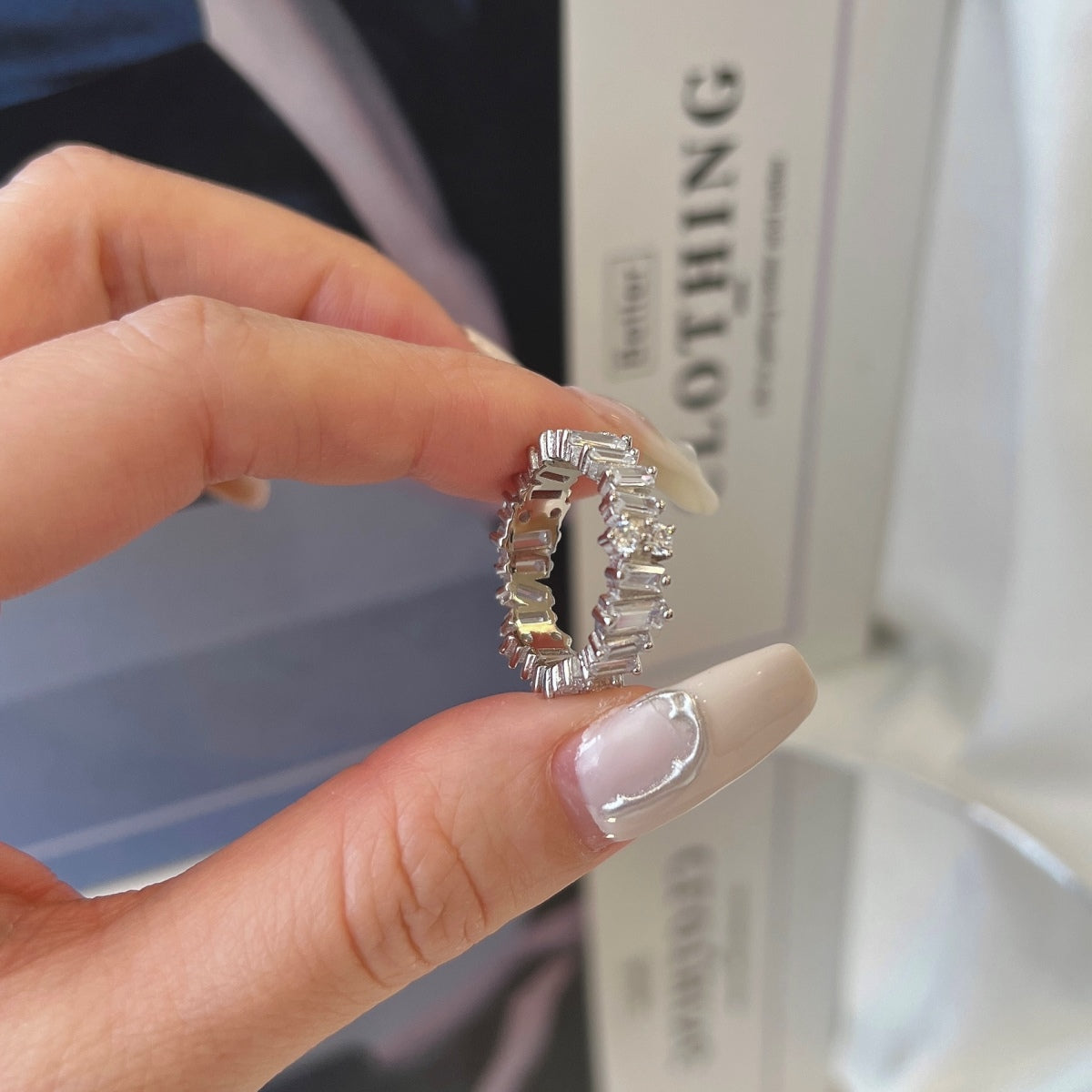 [Limara]Delicate Multi Shape Tennis Ring