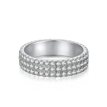 [Limara]Dainty Round Cut Tennis Ring