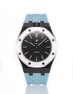 Silicone Strap & Case Royal Pop Ocho Negro(Customize  Colors)