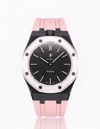 Silicone Strap & Case Royal Pop Ocho Negro(Customize  Colors)