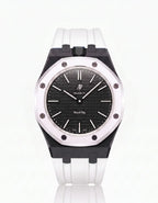 Silicone Strap & Case Royal Pop Ocho Negro(Customize  Colors)