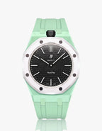 Silicone Strap & Case Royal Pop Ocho Negro(Customize  Colors)