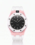 Silicone Strap & Case Royal Pop Ocho Negro(Customize  Colors)