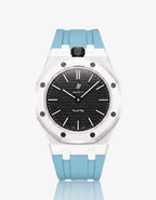 Silicone Strap & Case Royal Pop Ocho Negro(Customize  Colors)