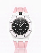 Silicone Strap & Case Royal Pop Ocho Negro(Customize  Colors)