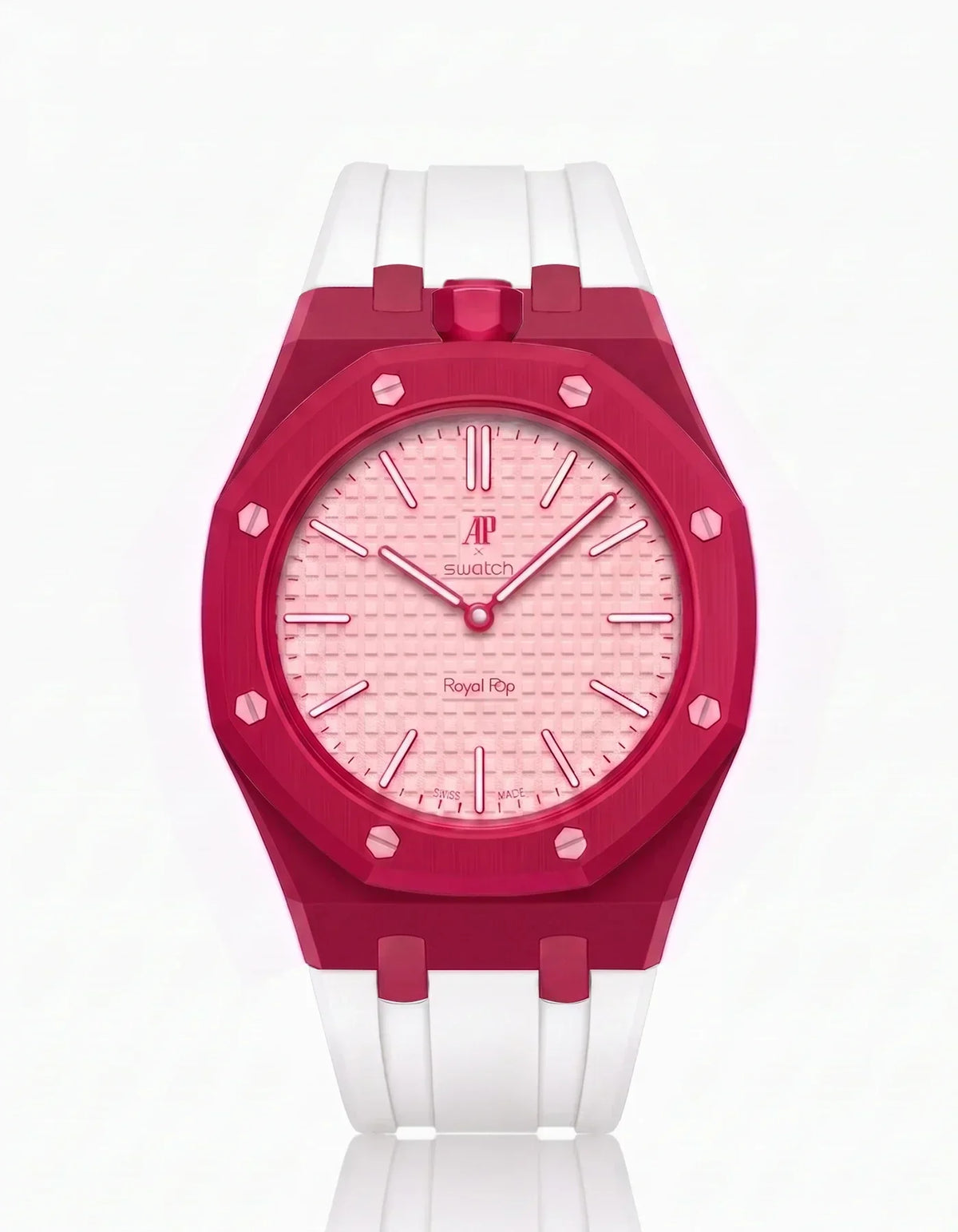 Silicone Strap &  Case  Royal Pop Otto Rosso(Customize  Colors)