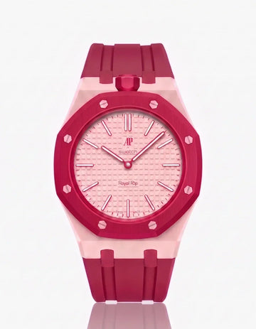 Silicone Strap &  Case  Royal Pop Otto Rosso(Customize  Colors)