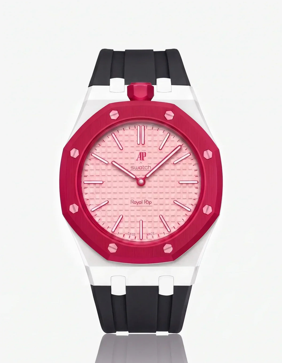 Silicone Strap &  Case  Royal Pop Otto Rosso(Customize  Colors)