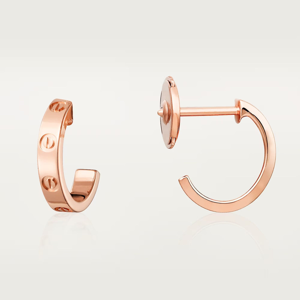 [Limara] LOVE EARRINGS 2.65 MM NO DIAMOND SMALL