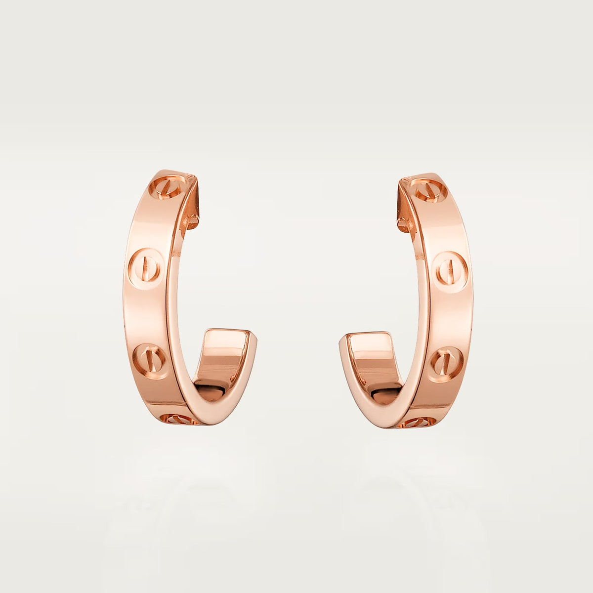[Limara] LOVE EARRINGS 2.65 MM NO DIAMOND SMALL