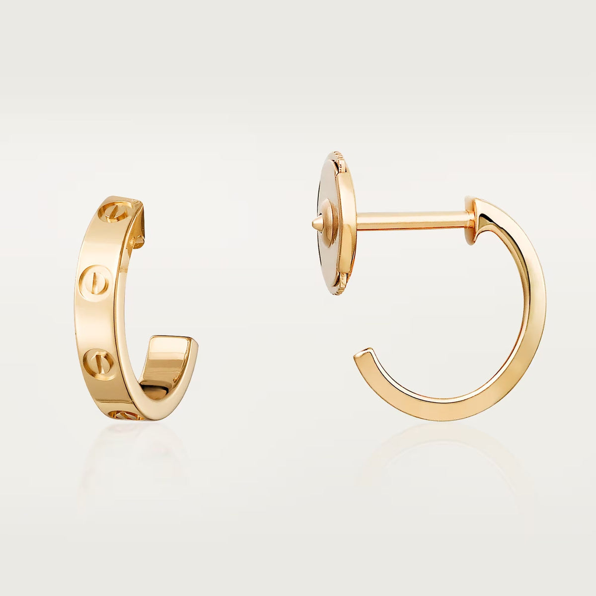 [Limara] LOVE EARRINGS 2.65 MM NO DIAMOND SMALL