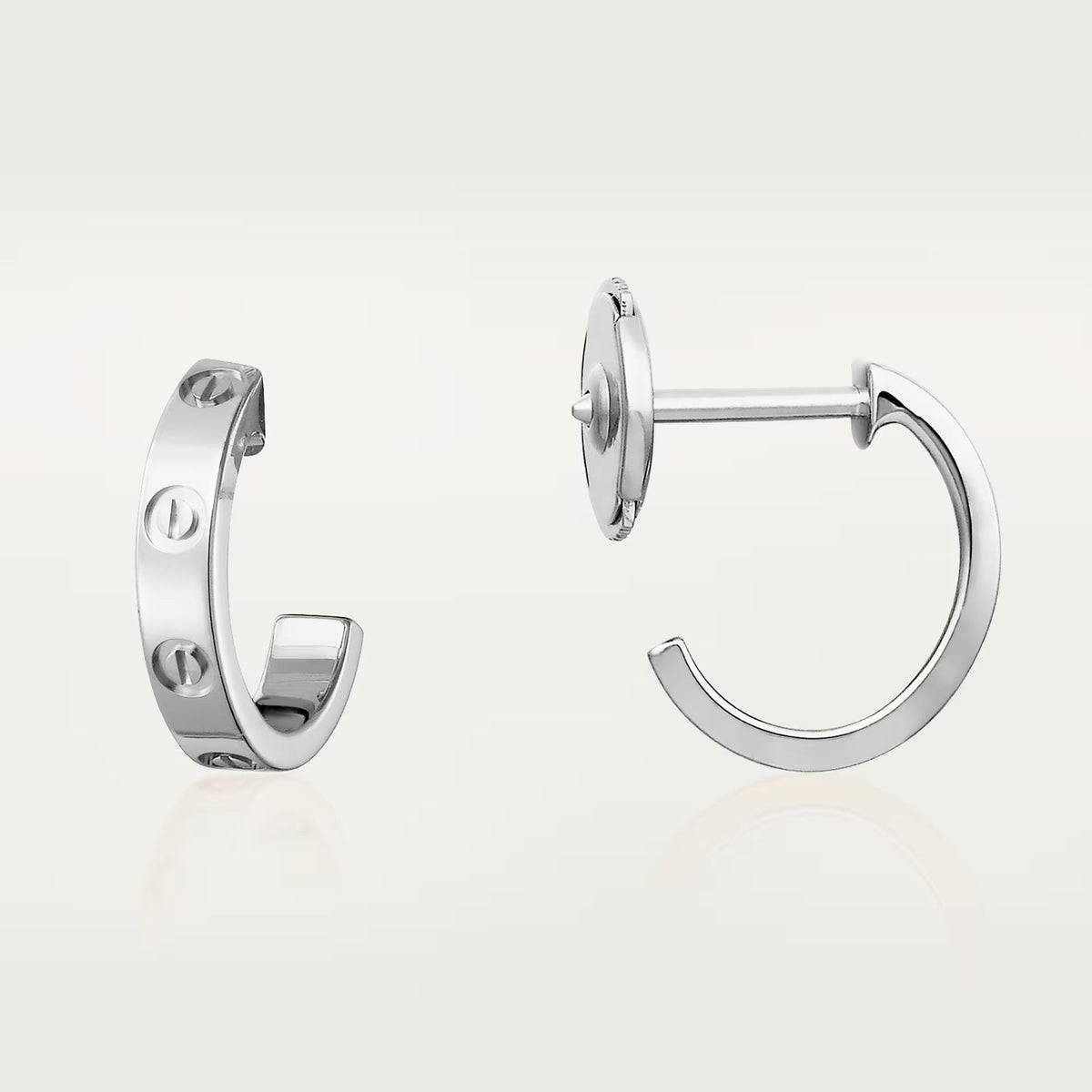 [Limara] LOVE EARRINGS 2.65 MM NO DIAMOND SMALL
