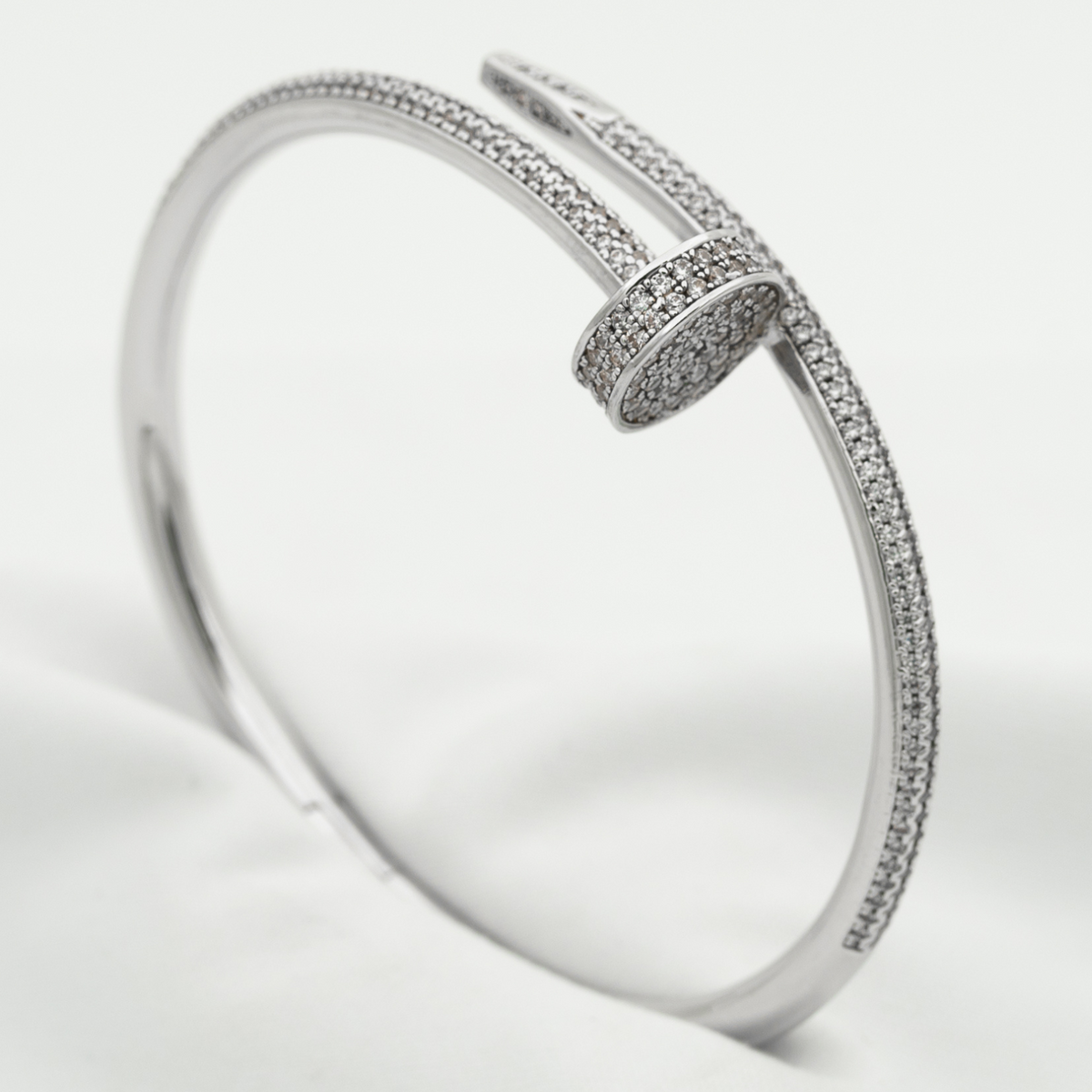 [Limara]JUSTE UN CLOU 3.5MM FULL PAVÉ NAIL BANGLE