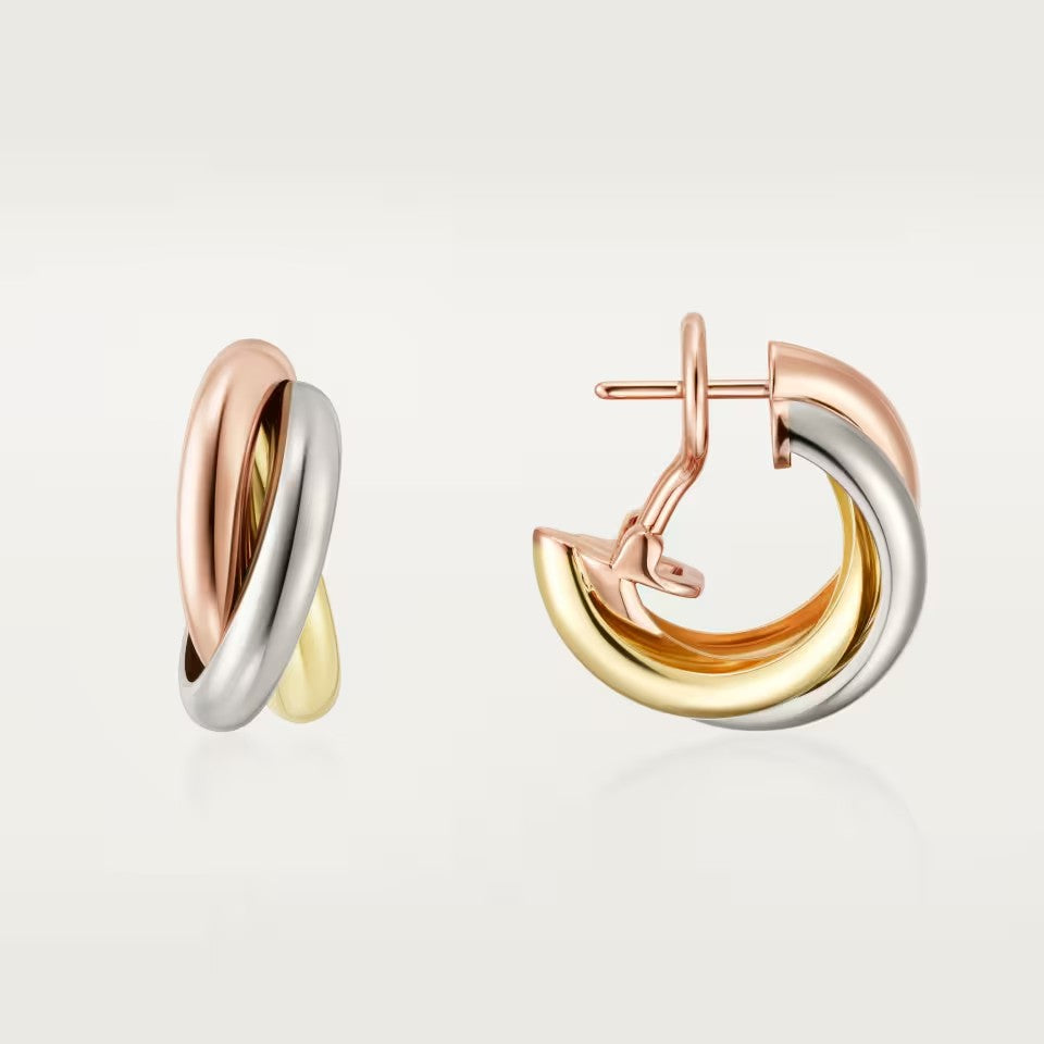 [Limara] TRINITY ON DIAMOND CLASSIC EARRINGS