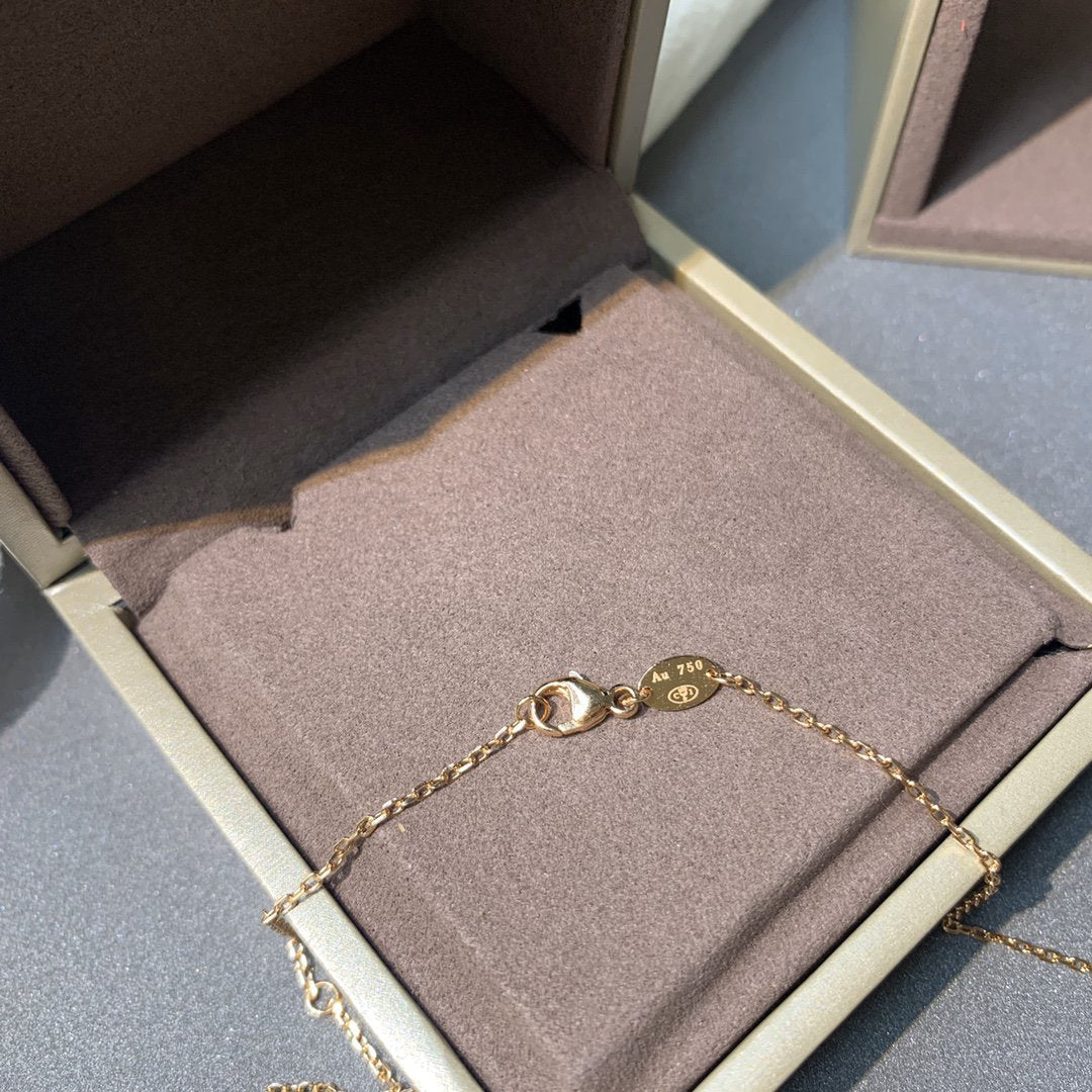 [Limara]JEUX DE ROSE GOLD DIAMOND NECKLACE