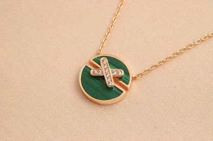 [Limara]JEUX DE ROSE GOLD DIAMOND NECKLACE