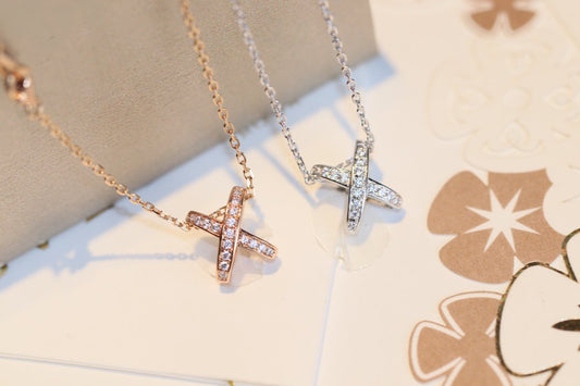 [Limara]JEUX DE DIAMOND NECKLACE