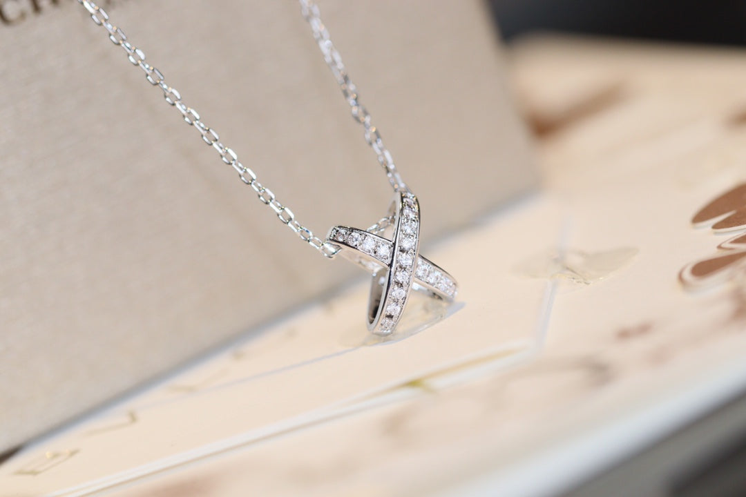 [Limara]JEUX DE DIAMOND NECKLACE