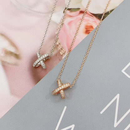 [Limara]JEUX DE DIAMOND NECKLACE
