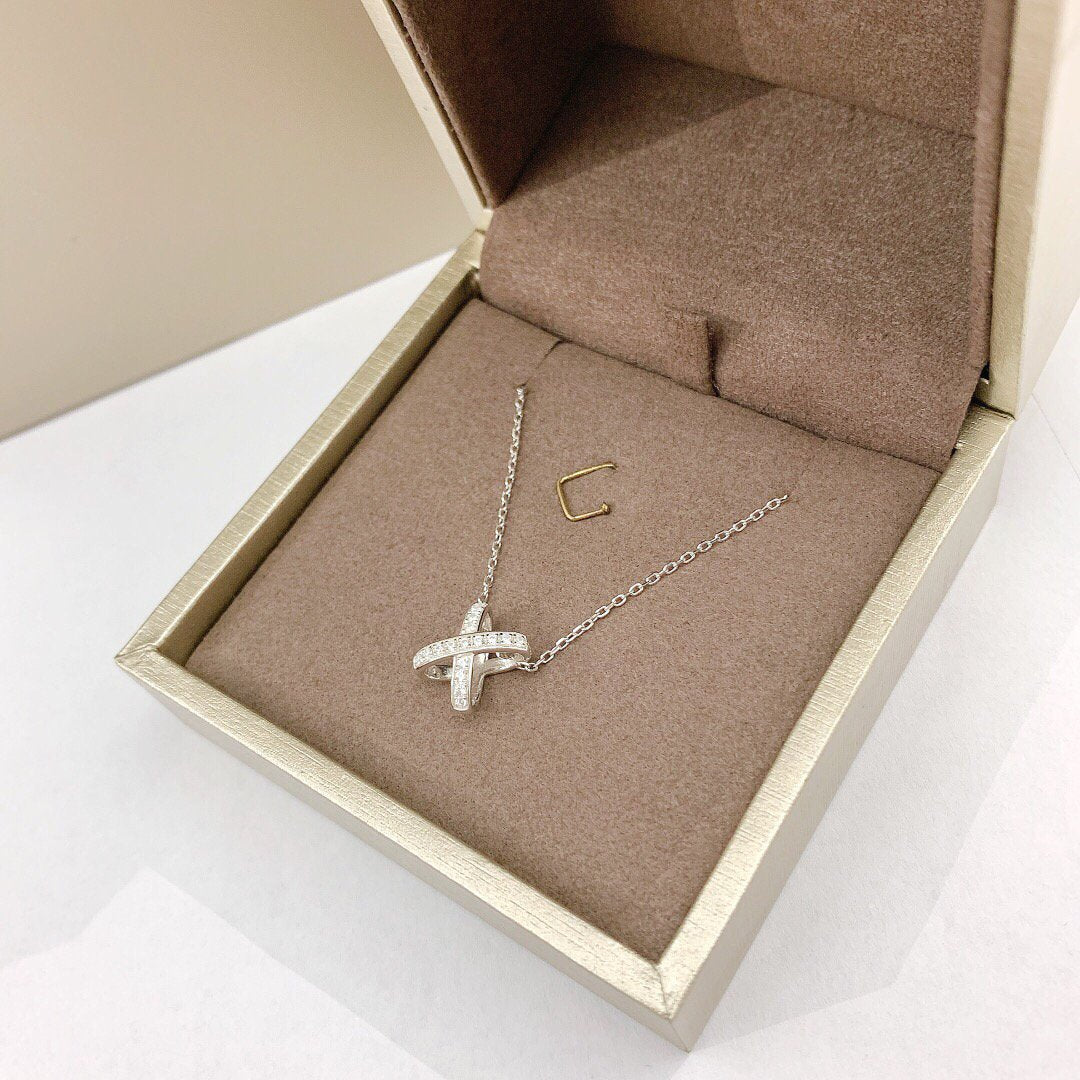 [Limara]JEUX DE DIAMOND NECKLACE