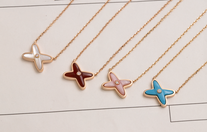[Limara]JEUX DE NECKLACE 1 DIAMOND