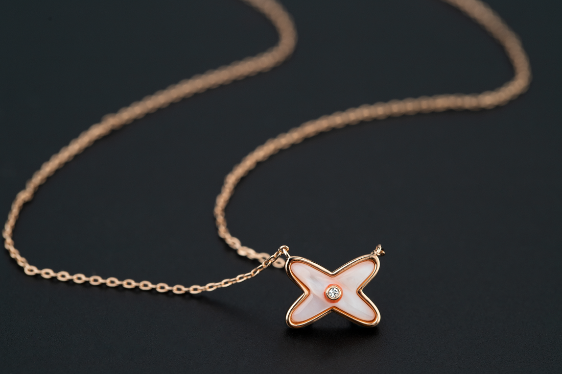 [Limara]JEUX DE NECKLACE 1 DIAMOND