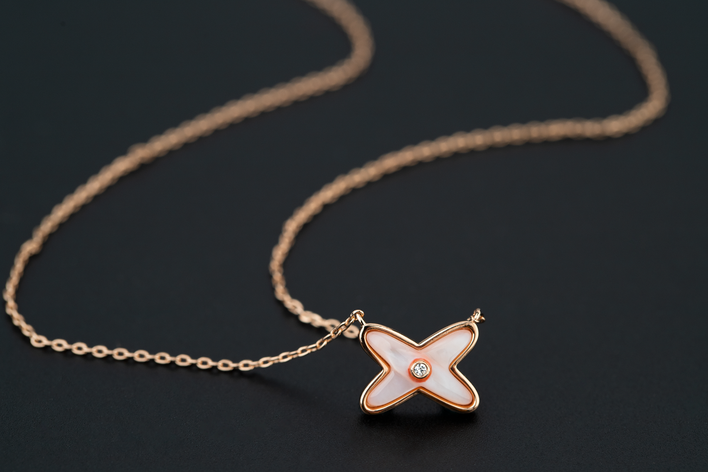 [Limara]JEUX DE NECKLACE 1 DIAMOND