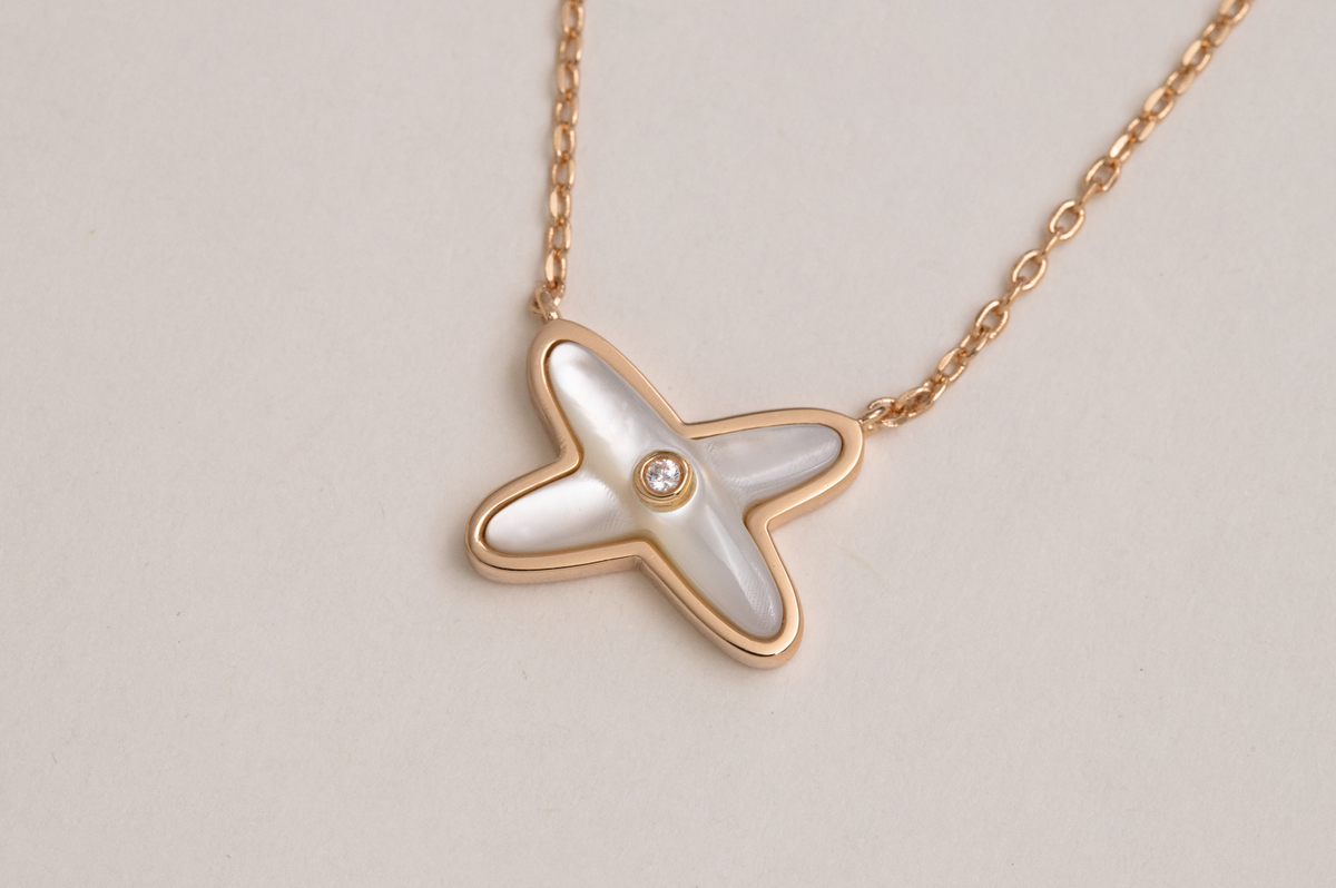 [Limara]JEUX DE NECKLACE 1 DIAMOND