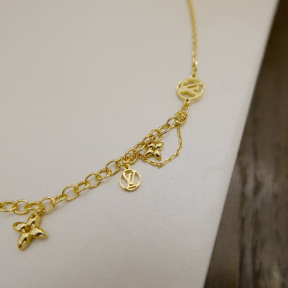 [Limara]BLOOMING SUPPLE NECKLACE BRASS